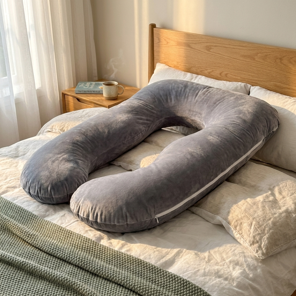 Snugly™ Pregnancy Pillow — The Cocoon That Turns Over With You